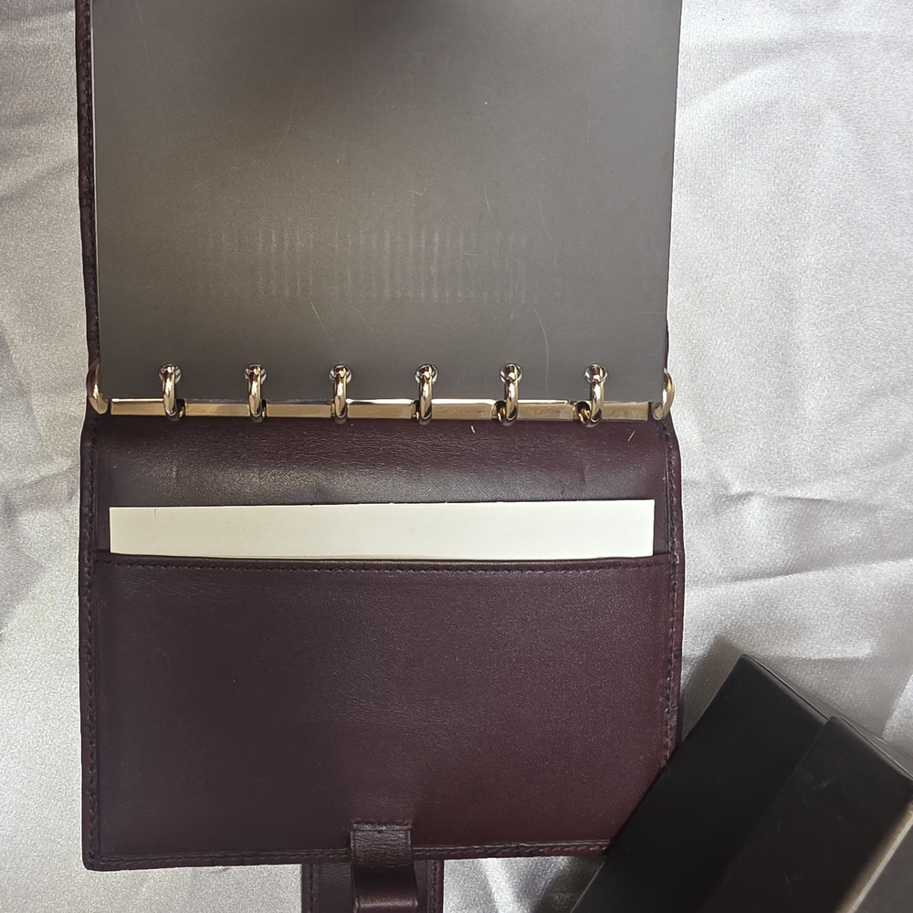 Gucci Burgundy Embossed GG Leather Agenda Cover - Picture 11 of 16
